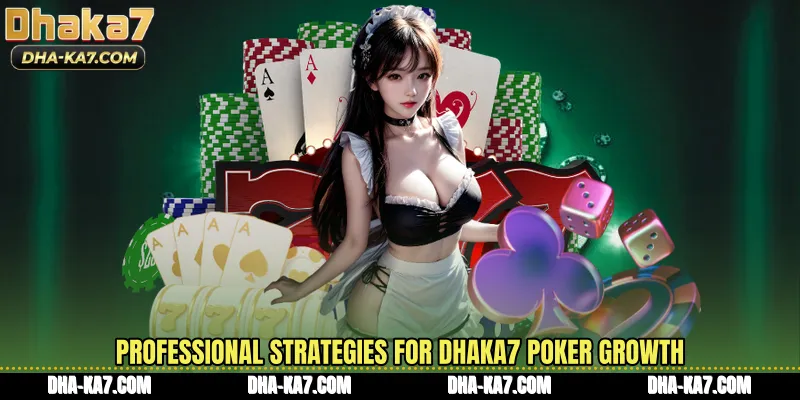 Professional strategies for DHAKA7 Poker growth