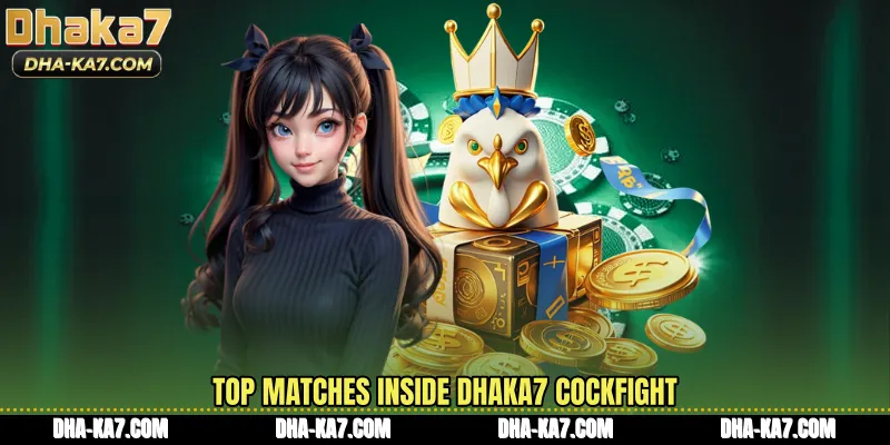 Top matches inside DHAKA7 Cockfight