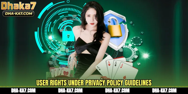User rights under Privacy Policy guidelines